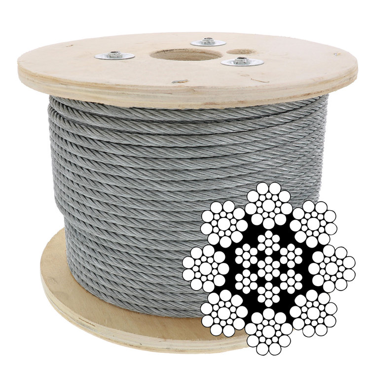 سیم بکسل 8*19 مقاوم در برابر چرخش