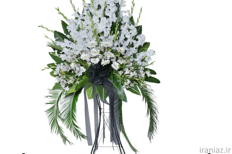 تاج گل ترحیم لاکچری، خاص و متمایز فقط در مرسی گل