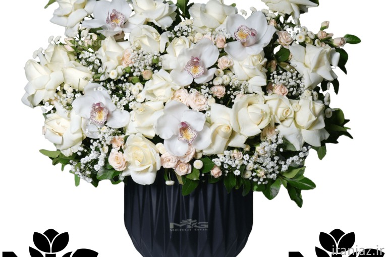 تاج گل ترحیم لاکچری، خاص و متمایز فقط در مرسی گل