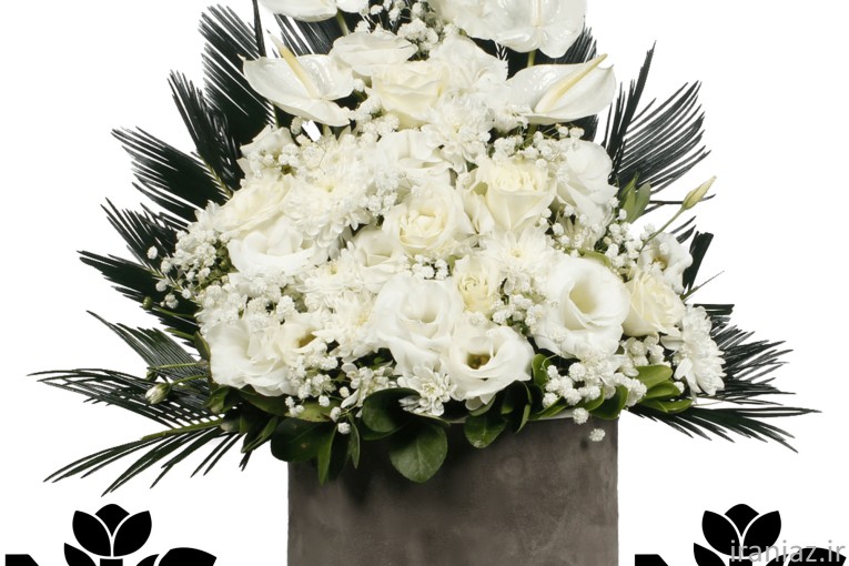 تاج گل ترحیم لاکچری، خاص و متمایز فقط در مرسی گل