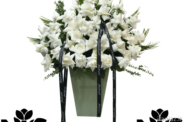 تاج گل ترحیم لاکچری، خاص و متمایز فقط در مرسی گل