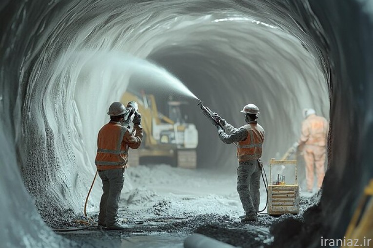 اجرای تخصصی شاتکریت و بتن پاشی 