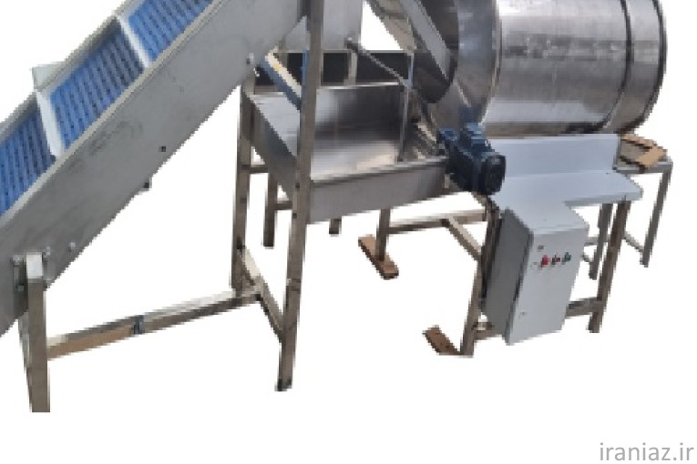 خط فرآوری خرما شامل سرند و الک و موسوز و جداساز فلزات خرما