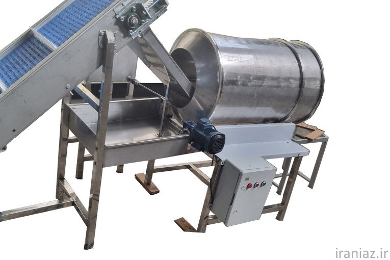 خط فرآوری خرما شامل سرند و الک و موسوز و جداساز فلزات خرما