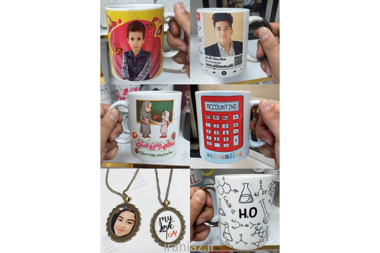 چاپ لیوان ماگ حرارتی تیشرت پازل فرش 