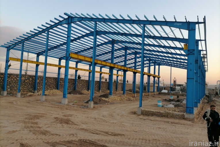  طراحی ساخت انواع سازه های فلزی و سوله 
