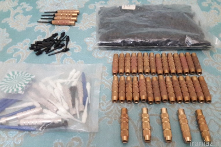 ست 6 تائی تیر دارت و سر دارت فابریک