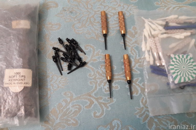 ست 6 تائی تیر دارت و سر دارت فابریک