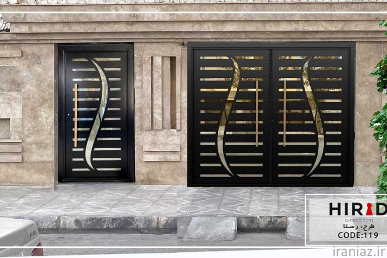 تولید انواع درب فلزی حیاط و پارکینگ