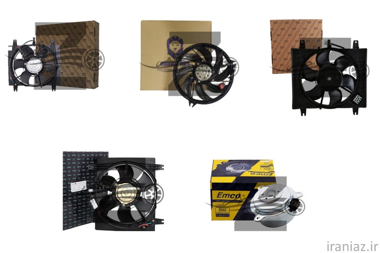 مجموعه موتور فن کامل پراید و پژو