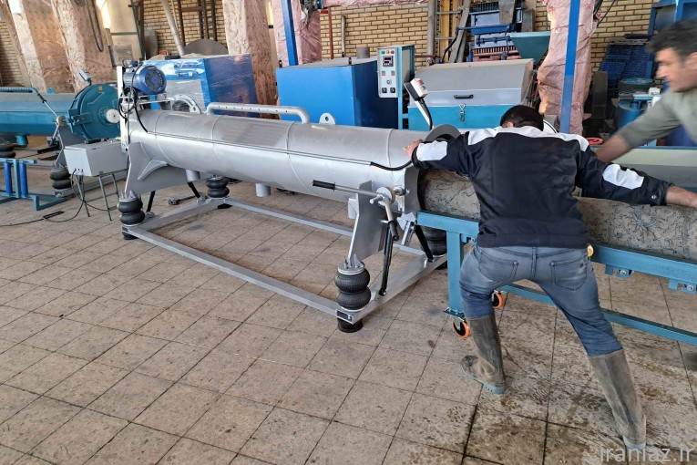 دستگاه ابگیر لوله ای فرش تکرو صنعت