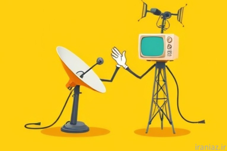 نصب آنتن ثابت و گردان