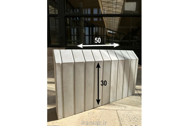 جدول بتن پلیمری تماما رنگی 