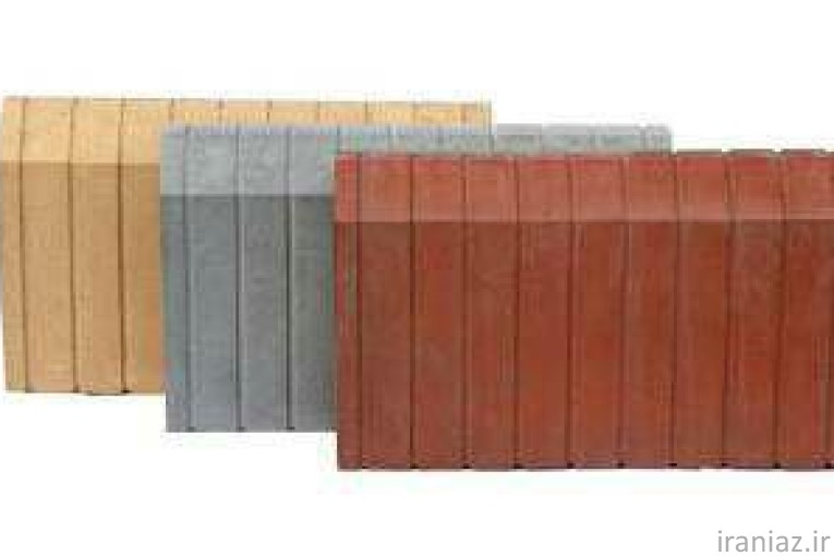 جدول بتن پلیمری تماما رنگی 