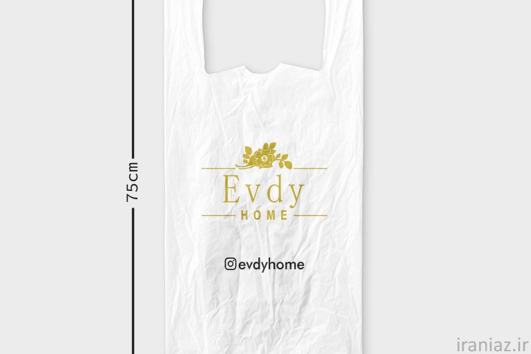 نایلکس دسته رکابی یک رو چاپ