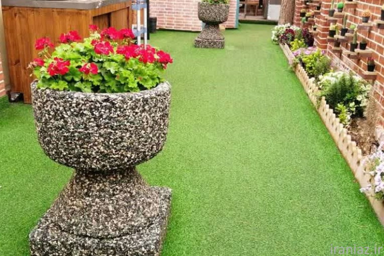 گلدان سه که سنگی پرتیکان 