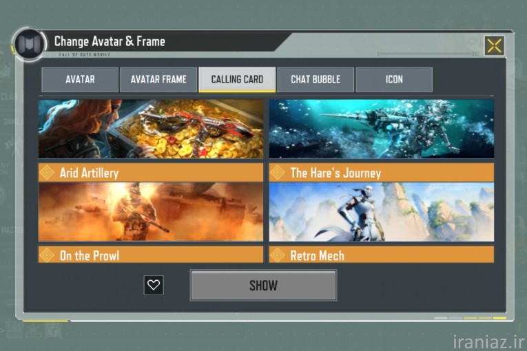 اکانت گاد گاد ‌کالاف‌دیوتی