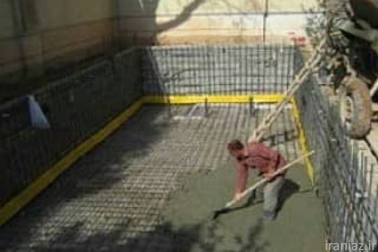 اجرای فونداسیون استخر بتنی 