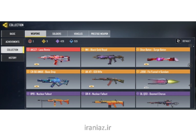 اکانت کالاف 