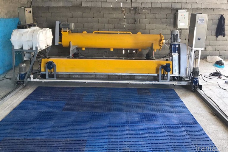 دستگاه قالیشور ریلی اتوماتیک تکروصنعت 