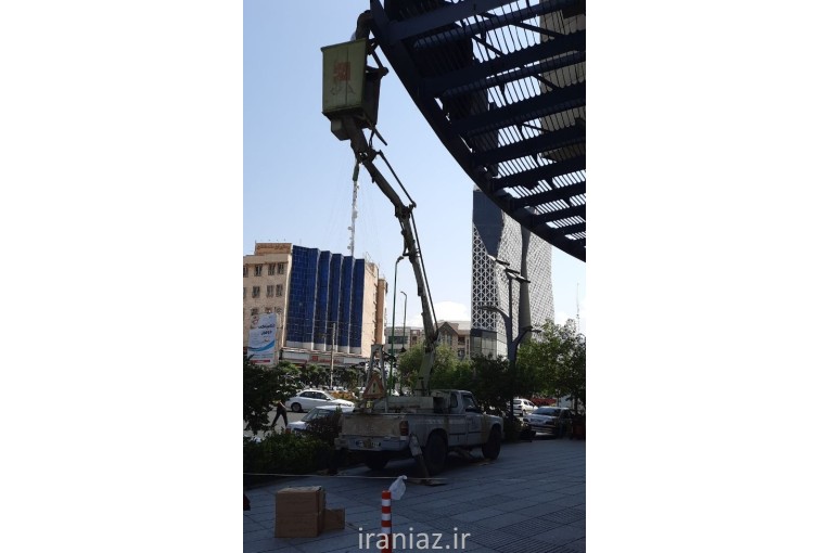 اجاره نیسان بالابر جرثقیل سبد دار