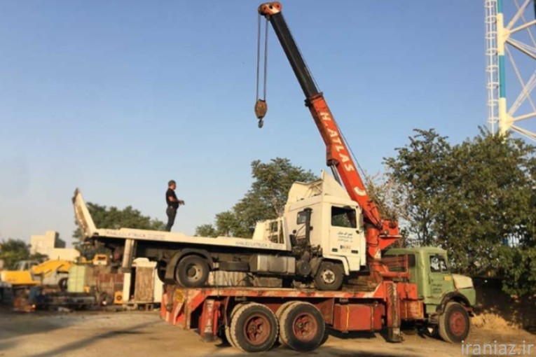 اجاره جرثقیل شبانه روزی اندیشه کرج 