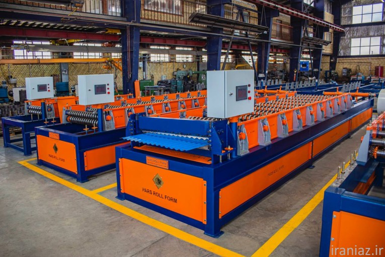 قیمت دستگاه رول فرمینگ ورق(کرکره سینوسی)