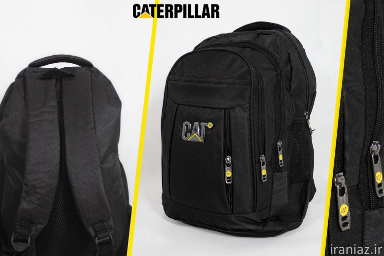 کوله پشتی مشکی زرد Cat Best مدل 1924