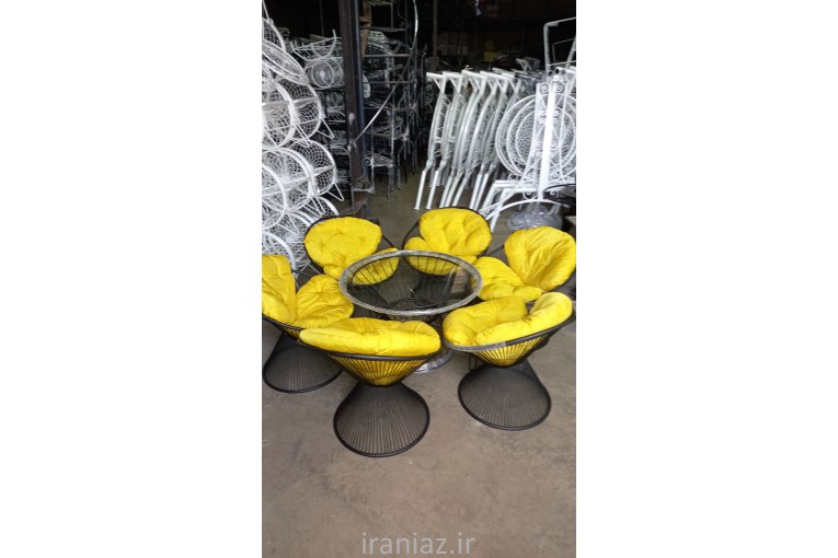 آتشدان میز و صندلی چتردار