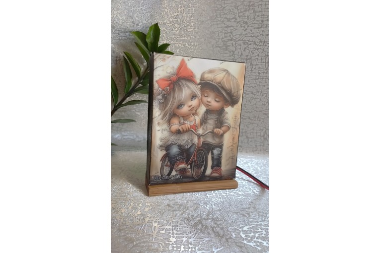 تابلو چراغ خواب دکوراتیو