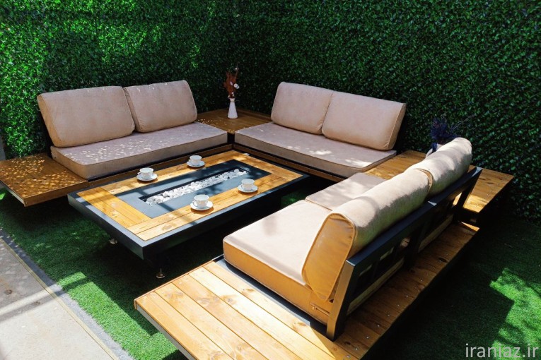 آتشدان باغی 