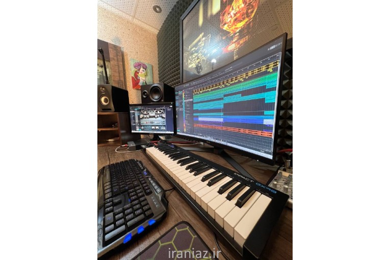 استودیو ضبط صدا و تنظیم موزیک