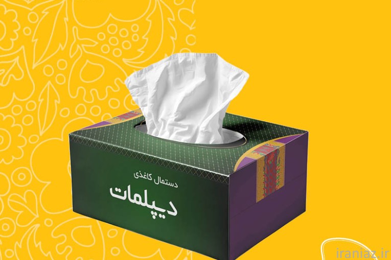 چاپ و تولید انواع جعبه دستمال کاغذی