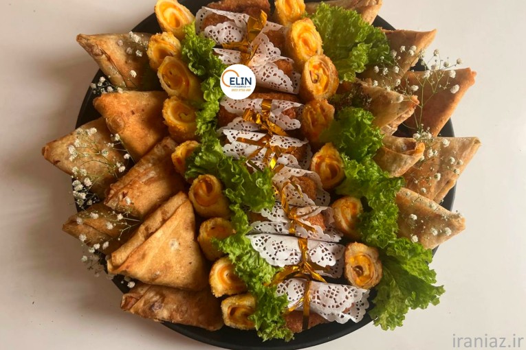  فینگرفود دسر  میوه آرایی  الین مهرشهر