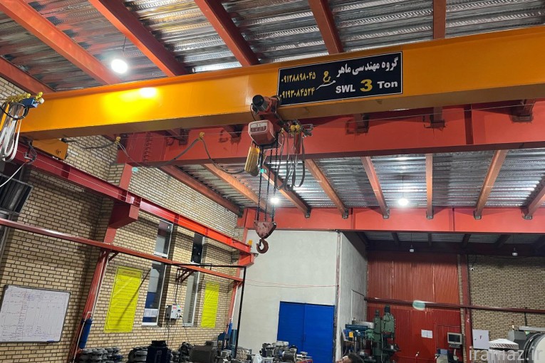 جرثقیل سقفی استوک کارکرده 