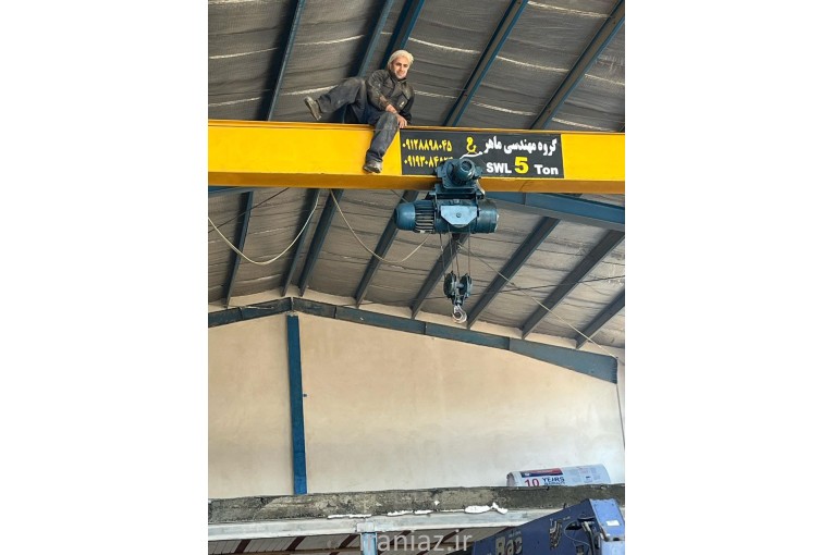 جرثقیل سقفی استوک کارکرده 