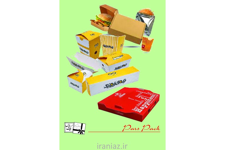 جعبه پیتزا وفست فود 