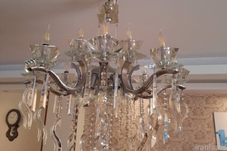 لوستر آویز کریستال 24 شعله 