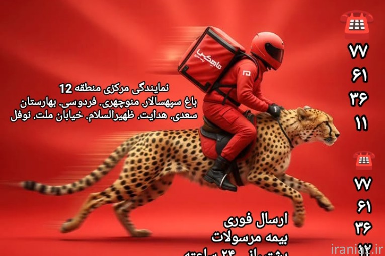پست سریع ماهکس تحویل۲۴ ساعت