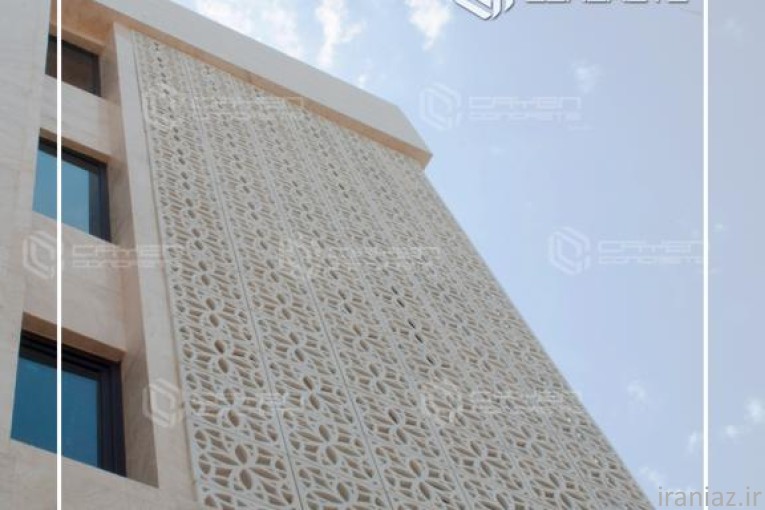 قطعات مشبک بتنی نما