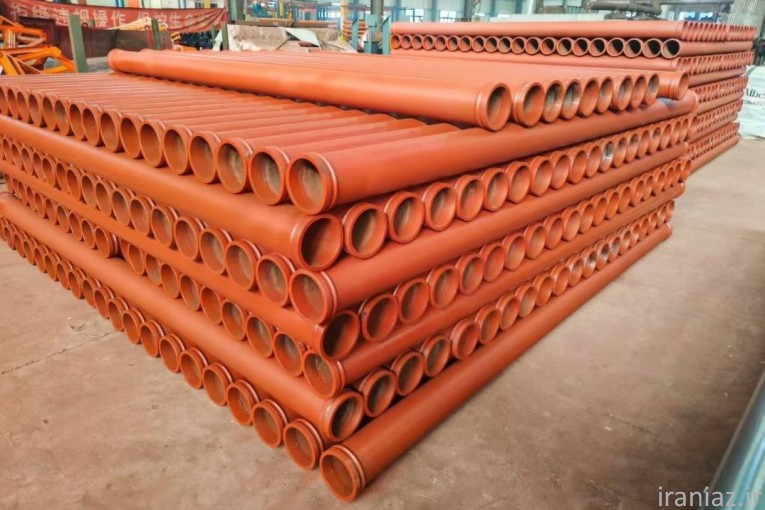 لوله پمپ بتن زانو شیلنگ‌پمپ بتن 