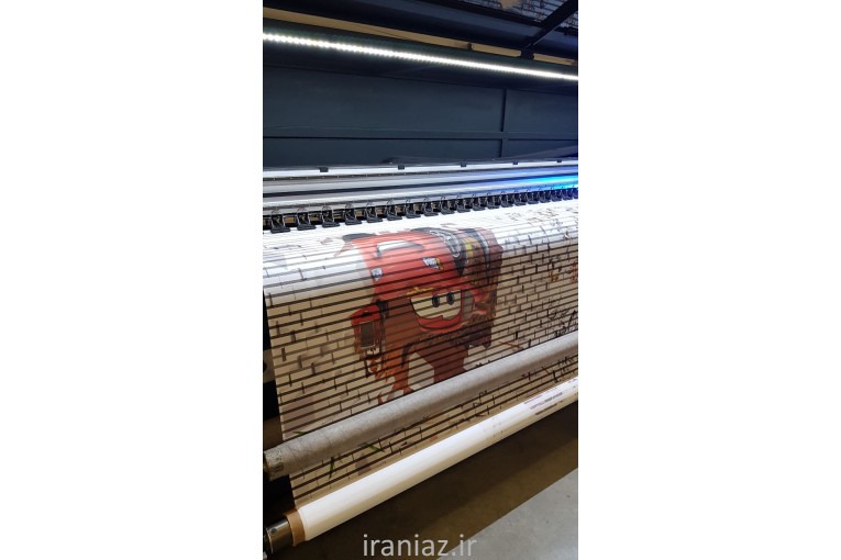 پرده زبرا و شید چاپی