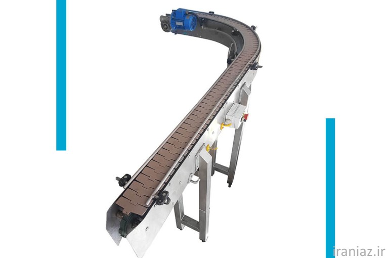 زنجیر نقاله تخت استیل و پلاستیکی