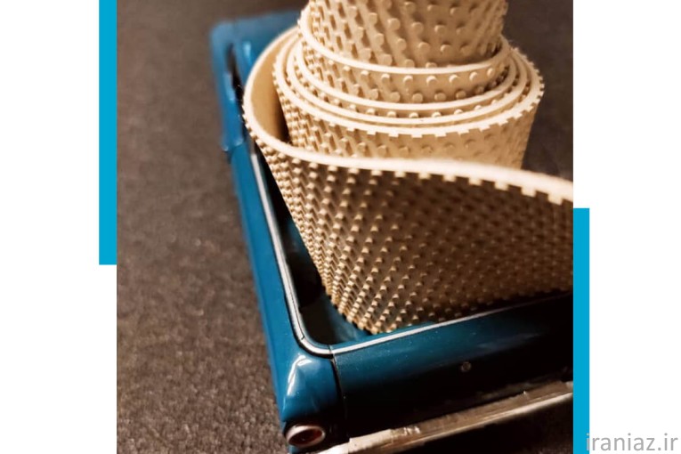 نوار روکش غلطک صاف و آجدار