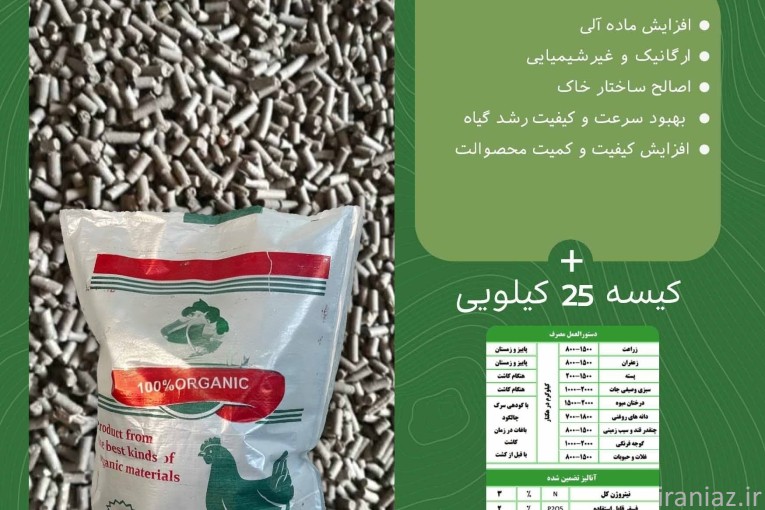 کود پلیت مرغی