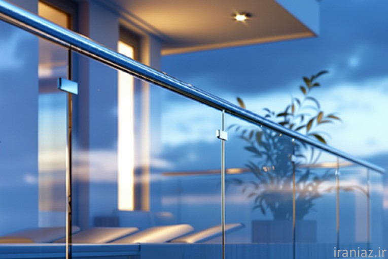 نرده شیشه ای - هندریل شیشه ای