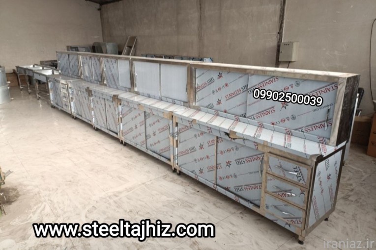 کابینت استیل آشپزخانه صنعتی