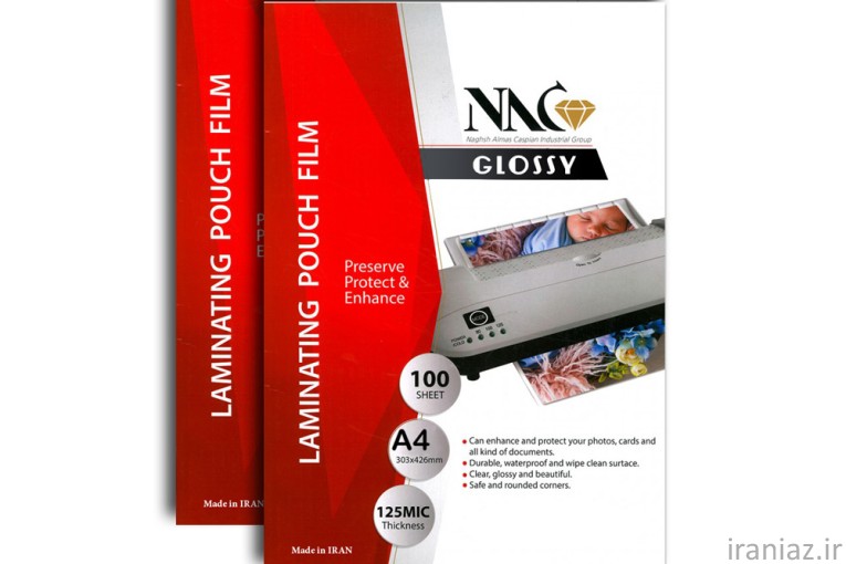 طلق پرس ۱۲۵ میکرون سایز A4 