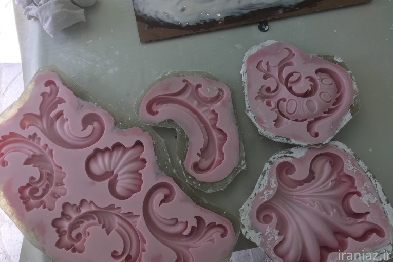 فروش قالب سلیکون(ژله ای) گچبری