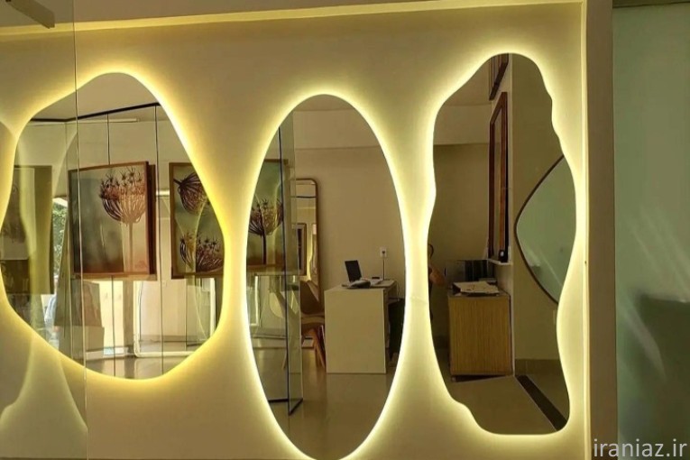 تولید و فروش انواع آیینه های قدی دفرمه 